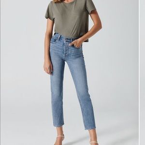 Aritzia Denim Forum Arlo High Rise Straight Jeans